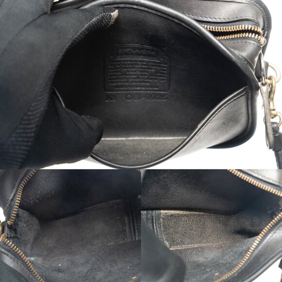 COACH USA Vintage Camerabag Crossbody Black - Made in United States - Picture 9 of 13